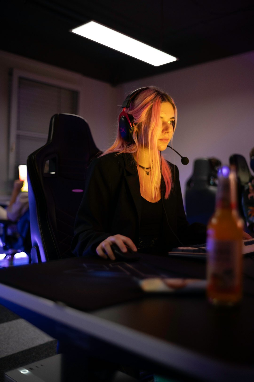 Finnish female live stream producer portrait