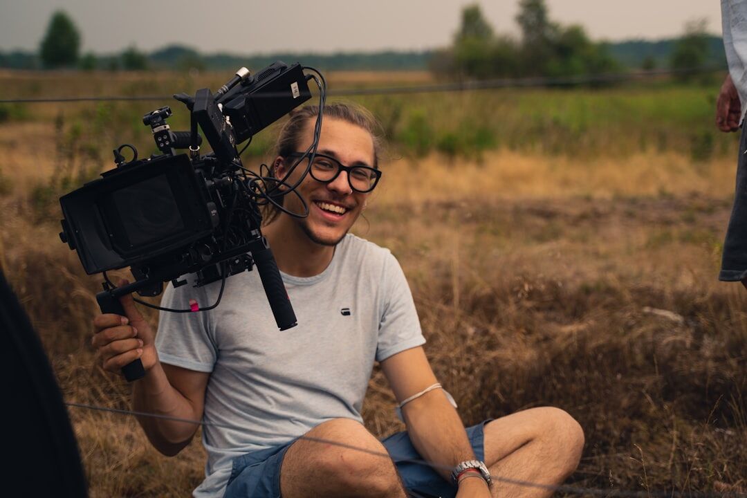 Finnish female video engineer smiling